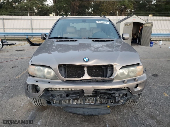 2004 BMW X5 4.4i with VIN 5UXFB53594LV02646, listed as a Copart auction lot 83036934 with 180,810 mi miles and Salvage Title. Bid and sale history available at carsss.com. Image 5.