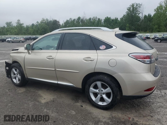2015 Lexus RX 350 with VIN 2T2BK1BA9FC283796, listed as a Copart auction lot 62489825 with 104,372 mi miles and Salvage title. Bid and sale history available at DreamBid. Image 2.