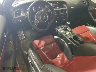 2013 Audi S5 Premium Plus with VIN WAUGGAFR2DA017479, listed as a Copart auction lot 54234015 with 137,237 mi miles and Salvage Title. Bid and sale history available at carsss.com. Image 8.