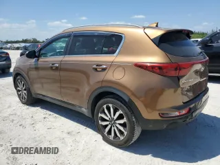 2017 Kia Sportage EX with VIN KNDPN3ACXH7169164, listed as a Copart auction lot 53031165 with 51,793 mi miles and Salvage Title. Bid and sale history available at carsss.com. Image 2.