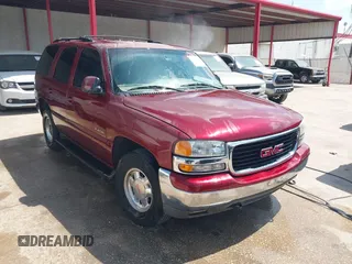 2002 GMC Yukon SLE with VIN 1GKEC13V12R116854, listed as a IAAI auction lot 41799335 with 270,063 mi miles. Bid and sale history available at carsss.com. Image 1.