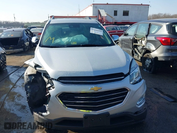 2016 Chevrolet Equinox LTZ with VIN 2GNFLGEK5G6197177, listed as a IAAI auction lot 41468464 with 56,680 mi miles. Bid and sale history available at carsss.com. Image 12.