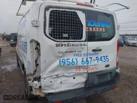 2015 Ford Transit Cargo with VIN 1FTNE1YM6FKA84830, listed as a IAAI auction lot 41635007 with 192,886 mi miles and . Bid and sale history available at DreamBid. Image 6.