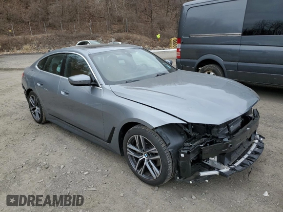 2024 BMW 4 Series 430i xDrive with VIN WBA73AV02RFR67561, listed as a Copart auction lot 88428205 with 17,711 mi miles and Salvage Title. Bid and sale history available at carsss.com. Image 4.