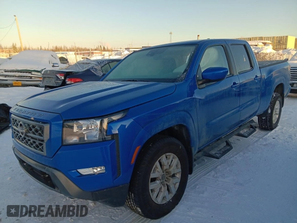 2024 Nissan Frontier SV with VIN 1N6ED1FKXRN650413, listed as a Copart auction lot 43301515 with 7,991 mi miles and Salvage title. Bid and sale history available at DreamBid. Image 1.