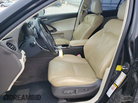 2012 Lexus IS 250 with VIN JTHBF5C21C5163117, listed as a Copart auction lot 54018855 with 302,617 mi miles and Clean title. Bid and sale history available at DreamBid. Image 7.