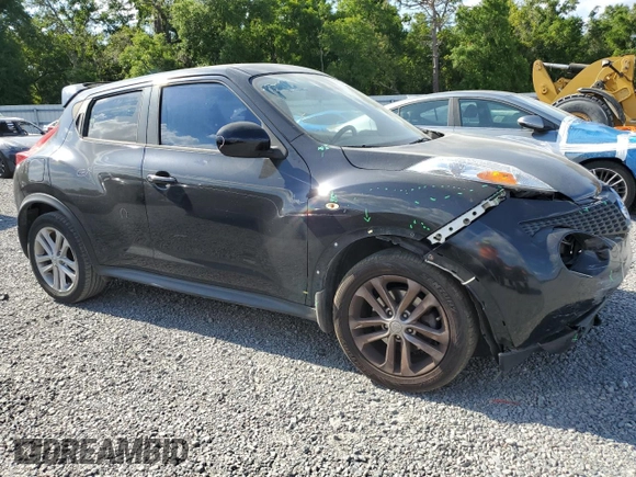 2012 Nissan Juke SV with VIN JN8AF5MR5CT112406, listed as a Copart auction lot 53363675 with 123,366 mi miles and Salvage Title. Bid and sale history available at carsss.com. Image 4.