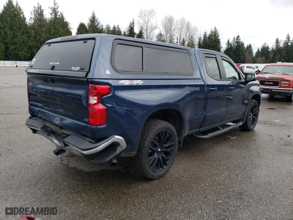 2019 Chevrolet Silverado 1500 LT with VIN 1GCRYDEK5KZ421440, listed as a Copart auction lot 86012844 with 98,164 mi miles and Salvage Title. Bid and sale history available at carsss.com. Image 3.