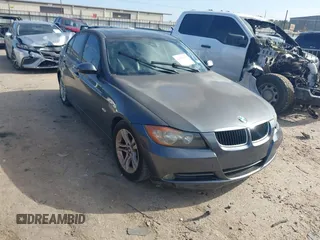2008 BMW 3 Series 328i with VIN WBAVA37558NL48006, listed as a IAAI auction lot 41255475 with 95,038 mi miles. Bid and sale history available at carsss.com. Image 1.