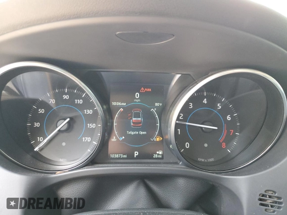 2017 Jaguar F-Pace 35t Premium with VIN SADCJ2BV4HA066611, listed as a Copart auction lot 54249725 with 103,873 mi miles and Salvage title. Bid and sale history available at DreamBid. Image 9.