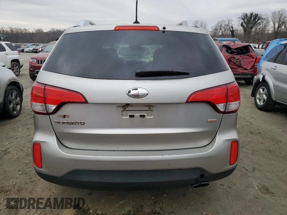 2015 Kia Sorento LX with VIN 5XYKT4A6XFG567734, listed as a Copart auction lot 43397335 with 152,166 mi miles and Salvage Title. Bid and sale history available at DreamBid. Image 6.