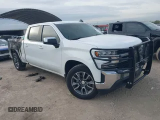 2019 Chevrolet Silverado 1500 LT with VIN 3GCUYDED7KG156676, listed as a IAAI auction lot 41329709 with 125,990 mi miles. Bid and sale history available at carsss.com. Image 1.