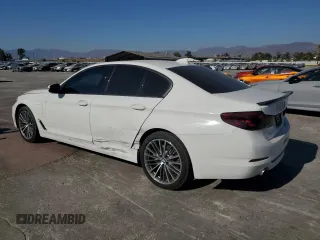 2020 BMW 5 Series 530e with VIN WBAJA9C05LCE35259, listed as a Copart auction lot 73673844 with 51,517 mi miles and Salvage Title. Bid and sale history available at DreamBid. Image 2.