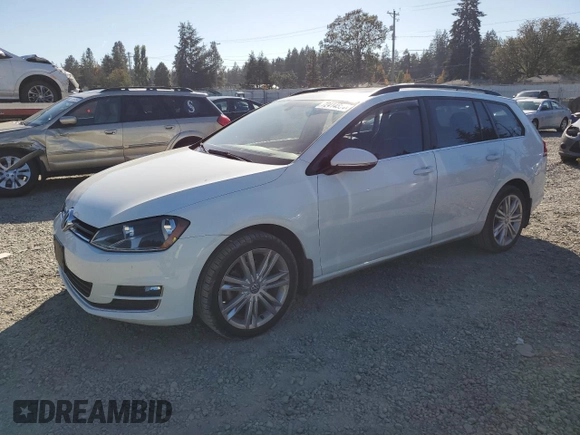 2015 Volkswagen Golf SportWagen TDI SE with VIN 3VWCA7AU9FM513206, listed as a Copart auction lot 72414564 with 110,840 mi miles and Salvage Title. Bid and sale history available at carsss.com. Image 1.