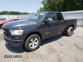 2021 Ram 1500 Big Horn with VIN 1C6RREBT9MN801494, listed as a Copart auction lot 59227205 with 83,432 mi miles and Salvage title. Bid and sale history available at DreamBid. Image 1.