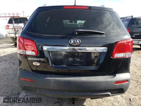 2012 Kia Sorento LX with VIN 5XYKTDA21CG196309, listed as a Copart auction lot 48688555 with 90,012 mi miles and Salvage Title. Bid and sale history available at carsss.com. Image 6.