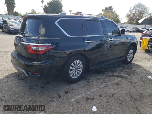 2023 Nissan Armada SV with VIN JN8AY2AC1P9181119, listed as a Copart auction lot 41470364 with 4,212 mi miles. Bid and sale history available at carsss.com. Image 3.