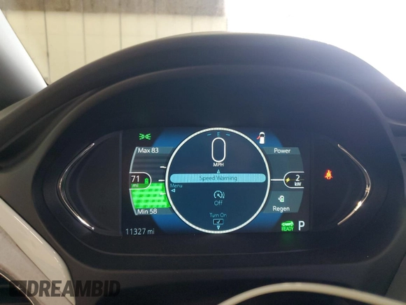 2021 Chevrolet Bolt EV LT with VIN 1G1FY6S03M4108297, listed as a Copart auction lot 58383805 with 11,327 mi miles and Clean title. Bid and sale history available at DreamBid. Image 9.