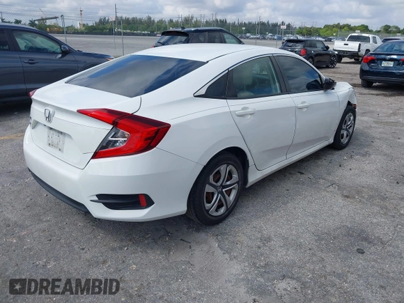 2016 Honda Civic Sedan LX with VIN 19XFC2F59GE068847, listed as a IAAI auction lot 42051510 with 113,450 mi miles. Bid and sale history available at carsss.com. Image 4.
