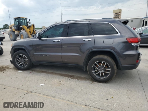 2020 Jeep Grand Cherokee Limited with VIN 1C4RJEBG9LC392944, listed as a Copart auction lot 59019955 with Not provided miles and Salvage title. Bid and sale history available at DreamBid. Image 2.