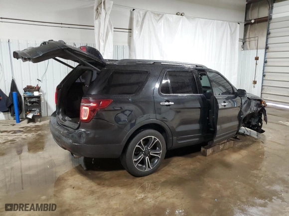 2013 Ford Explorer Sport with VIN 1FM5K8GTXDGC03727, listed as a Copart auction lot 49154785 with 143,329 mi miles and Salvage Title. Bid and sale history available at carsss.com. Image 3.