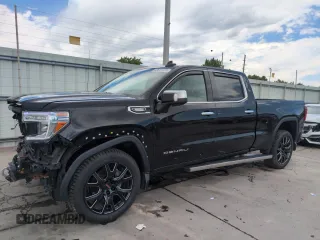 2021 GMC Sierra 1500 Denali z VIN 1GTU9FET7MZ145583, wystawiony jako Copart lot #60641125 z przebiegiem 54 044 mil mil oraz Szkoda całkowita • Salvage title. Historia ofert i sprzedaży dostępna na DreamBid. Obrazek 1.