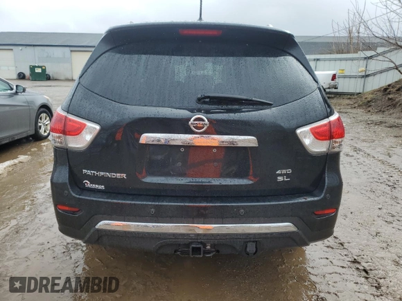 2015 Nissan Pathfinder S z VIN 5N1AR2MM5FC666986, wystawiony jako Copart lot #50014415 z przebiegiem 134 691 mil mil oraz Czysty tytuł • Clean title. Historia ofert i sprzedaży dostępna na DreamBid. Obrazek 6.