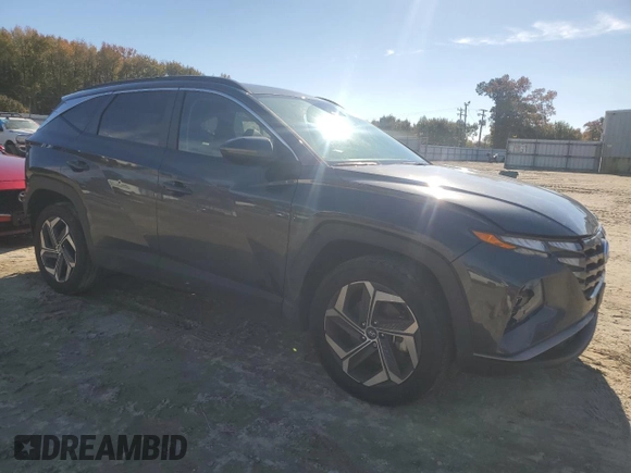 2023 Hyundai Tucson SEL z VIN 5NMJFCAE8PH259733, wystawiony jako Copart lot #80124744 z przebiegiem 26 607 mil mil oraz Szkoda całkowita • Salvage title. Historia ofert i sprzedaży dostępna na DreamBid. Obrazek 4.