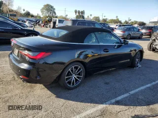 2024 BMW 4 Series 430i z VIN WBA23AT02RCR74086, wystawiony jako Copart lot #45693975 z przebiegiem 17 281 mil mil oraz Tytuł czysty. Historia ofert i sprzedaży dostępna na DreamBid. Obrazek 3.