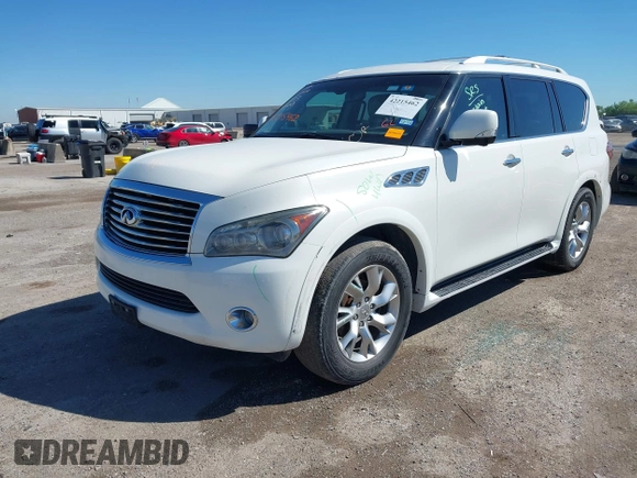 2013 Infiniti QX56 с VIN JN8AZ2NF5D9531476, выставлен на аукционе IAAI как лот 42215462 с пробегом 180 062 миль миль и . История ставок и продаж доступна на DreamBid. Изображение 2.