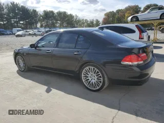 2008 BMW 7 Series 750i with VIN WBAHL83518DT14175, listed as a Copart auction lot 76241764 with 166,539 mi miles and Clean Title. Bid and sale history available at carsss.com. Image 2.