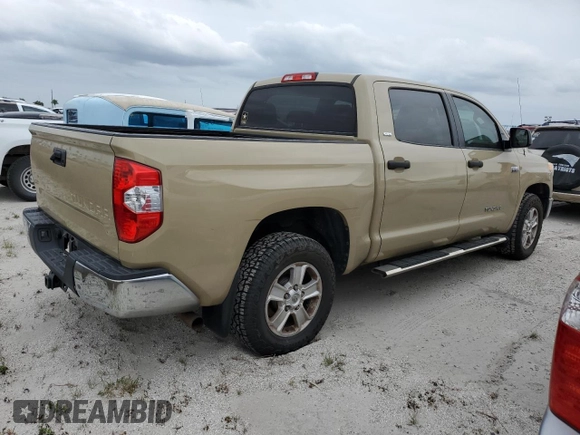 2017 Toyota Tundra 2WD SR5 with VIN 5TFEW5F13HX215926, listed as a Copart auction lot 75058134 with 0 mi miles and Salvage Title. Bid and sale history available at carsss.com. Image 3.