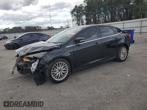 2014 Ford Focus Titanium with VIN 1FADP3J22EL221898, listed as a Copart auction lot 47867325 with 97,806 mi miles and Salvage Title. Bid and sale history available at DreamBid. Image 1.