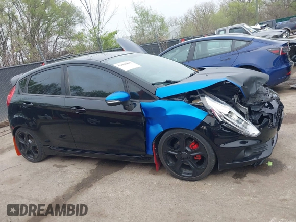 2016 Ford Fiesta ST with VIN 3FADP4GX0GM126881, listed as a IAAI auction lot 41968895 with 93,847 mi miles. Bid and sale history available at carsss.com. Image 13.