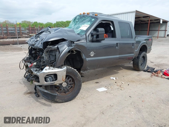 2015 Ford Super Duty F-250 SRW Lariat with VIN 1FT7W2BT4FED12351, listed as a IAAI auction lot 41944143 with 1 mi miles. Bid and sale history available at carsss.com. Image 16.