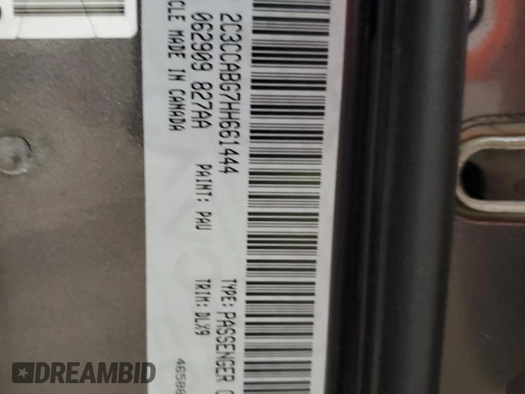 2017 Chrysler 300 S with VIN 2C3CCABG7HH661444, listed as a Copart auction lot 75647514 with 147,886 mi miles and Salvage Title. Bid and sale history available at DreamBid. Image 12.