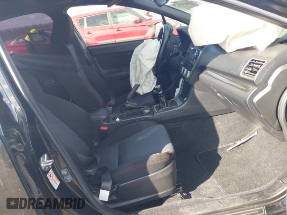 2015 Subaru WRX Premium with VIN JF1VA1D61F9823988, listed as a IAAI auction lot 41642433 with 27,517 mi miles. Bid and sale history available at carsss.com. Image 5.