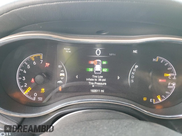 2014 Jeep Grand Cherokee Overland with VIN 1C4RJFCT4EC506790, listed as a Copart auction lot 47827675 with 163,511 mi miles and Salvage Title. Bid and sale history available at DreamBid. Image 9.