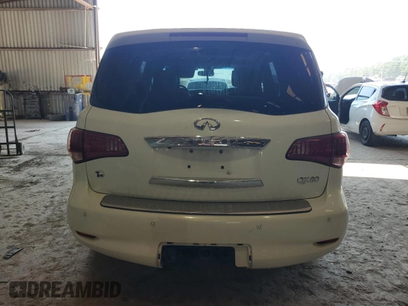 2014 Infiniti QX80 with VIN JN8AZ2NF1E9554013, listed as a Copart auction lot 58436654 with 0 mi miles and Clean Title. Bid and sale history available at carsss.com. Image 6.