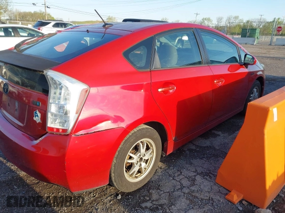 2010 Toyota Prius II with VIN JTDKN3DU4A0222759, listed as a IAAI auction lot 42036707 with 248,930 mi miles. Bid and sale history available at carsss.com. Image 4.