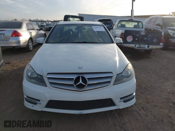 2012 Mercedes-Benz C-Class C 300 Sport with VIN WDDGF8BBXCA696736, listed as a IAAI auction lot 42067917 with 1 mi miles. Bid and sale history available at carsss.com. Image 12.