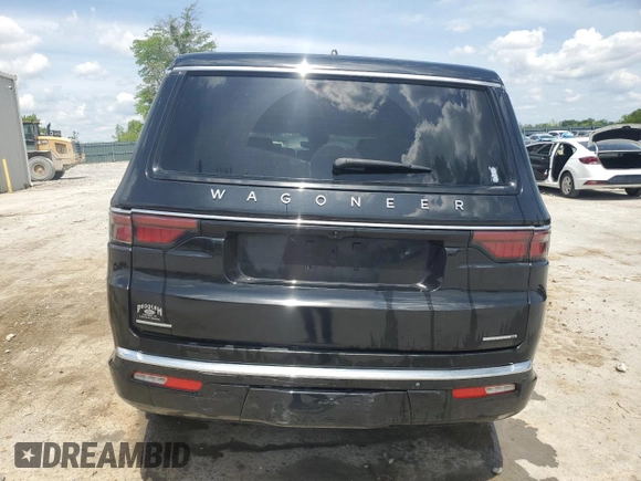 2022 Jeep Wagoneer Series II z VIN 1C4SJVBT9NS205466, wystawiony jako Copart lot #53810515 z przebiegiem 41 617 mil mil oraz Szkody całkowita. Historia ofert i sprzedaży dostępna na DreamBid. Obrazek 6.