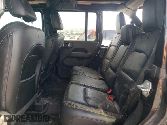 2021 Jeep Wrangler Unlimited Sahara High Altitude with VIN 1C4HJXEM0MW669053, listed as a Copart auction lot 47887465 with Not provided miles and Salvage title. Bid and sale history available at DreamBid. Image 11.