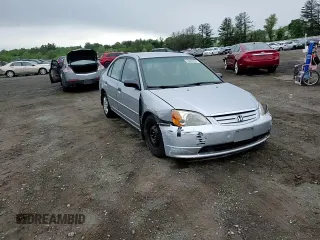 2001 Honda Civic LX with VIN 2HGES16531H537372, listed as a Copart auction lot 53040894 with 55,726 mi miles and Salvage Title. Bid and sale history available at carsss.com. Image 11.