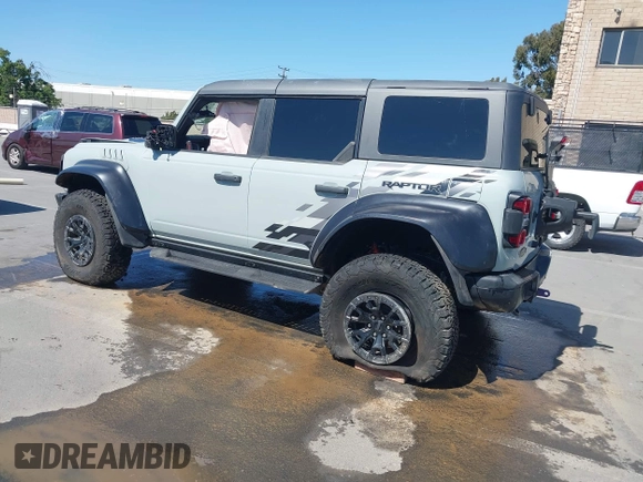 2023 Ford Bronco Raptor with VIN 1FMEE5JR7PLC04106, listed as a IAAI auction lot 42316422 with 6,859 mi miles and . Bid and sale history available at DreamBid. Image 3.
