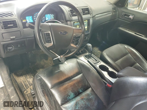2010 Ford Fusion Hybrid with VIN 3FADP0L33AR150856, listed as a Copart auction lot 53707005 with 192,565 mi miles and Clean Title. Bid and sale history available at carsss.com. Image 8.