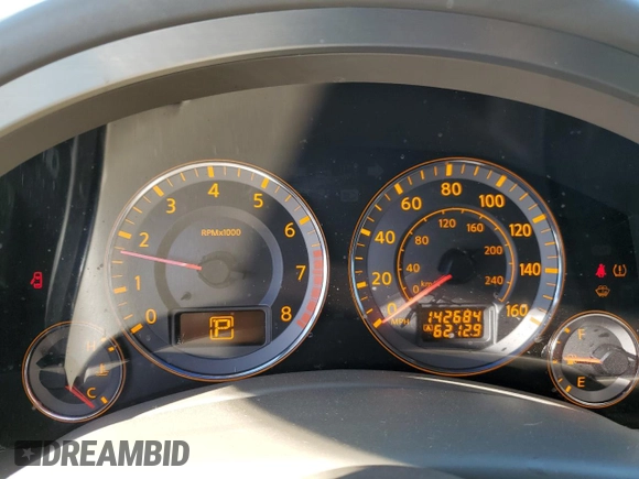 2007 Infiniti FX with VIN JNRAS08W77X210426, listed as a Copart auction lot 74520624 with 142,684 mi miles and Salvage Title. Bid and sale history available at DreamBid. Image 9.
