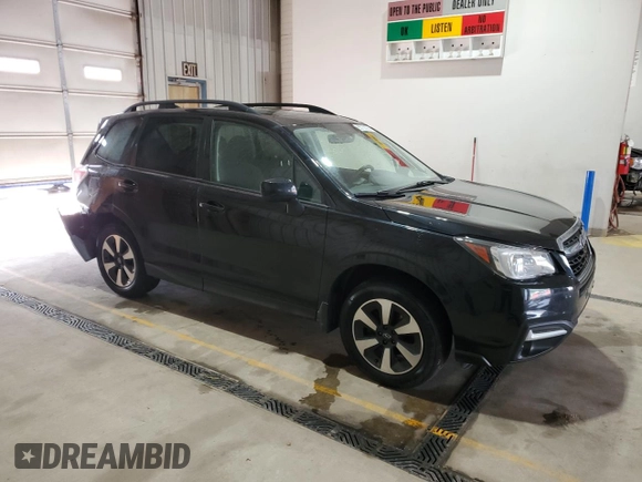 2018 Subaru Forester Premium with VIN JF2SJAEC0JH473464, listed as a Copart auction lot 55750255 with 96,205 mi miles and Salvage Title. Bid and sale history available at DreamBid. Image 4.
