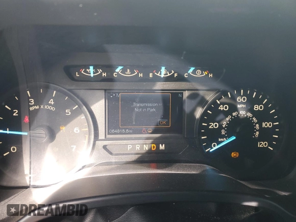 2018 Ford F-150 XL with VIN 1FTEX1CPXJFA88747, listed as a Copart auction lot 41853415 with 64,815 mi miles and Salvage Title. Bid and sale history available at carsss.com. Image 9.