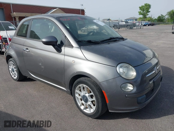 2012 FIAT 500 Pop z VIN 3C3CFFAR7CT124595, wystawiony jako IAAI lot #42257410 z przebiegiem 96 608 mil mil oraz . Historia ofert i sprzedaży dostępna na DreamBid. Obrazek 1.